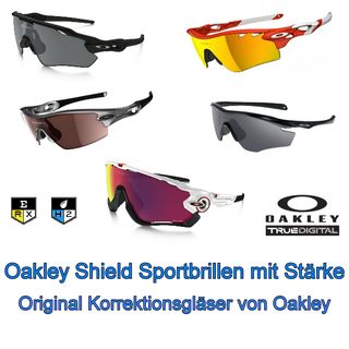 Oakley Shield Sport - Sonnenbrille mit Strke - Wechselscheibe